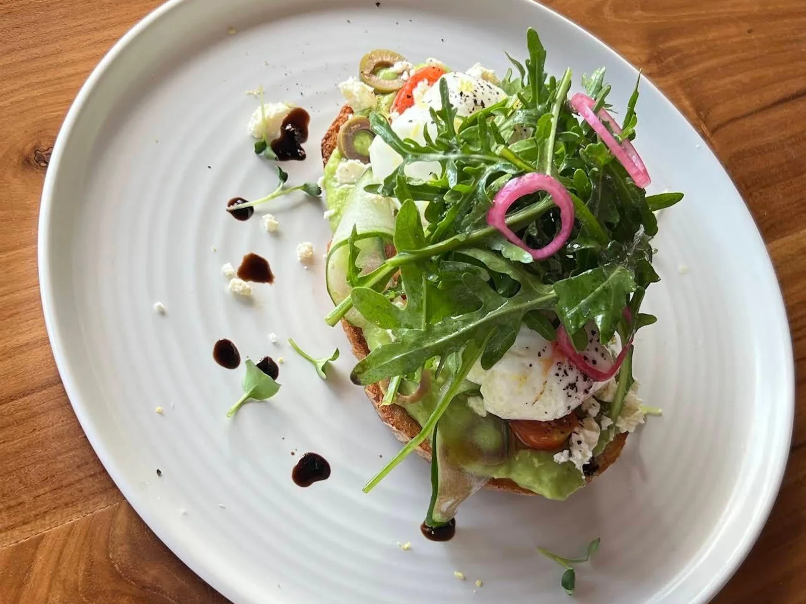 Avo Mediterranean Toast